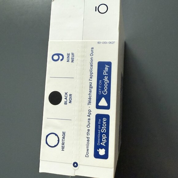 Oura Ring Gen 3 Heritage Black Size 8 and 9 - Picture 6 of 6